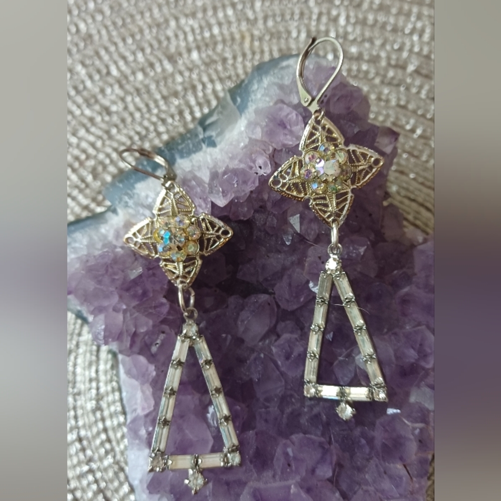 2/$30 Repurposed Vintage Handmade Earrings